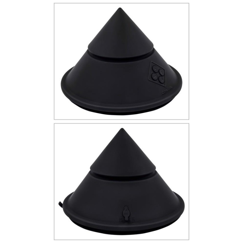 Cone - stymulator erotyczny z przyssawką i 20 trybami wibracji, silikon, 19 cm - 3
