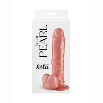 Pearlescent dildo Mabe Pearl Pink - 1