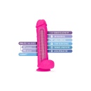 Realistyczne dildo Au Naturel Bold Big John z technologią Sensa Feel Dual Density i FlexiShaft - TPE, długość całkowita 29,2 cm, - 4