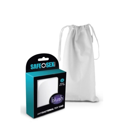 Antybakteryjna torba do przechowywania zabawek Anti-Bacterial Toy Bag Large - jonowe srebro, zamek sznurkowy, wymiary 31,1 × 12, - 1