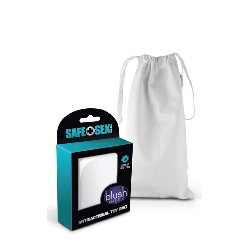 Antybakteryjna torba do przechowywania zabawek Anti-Bacterial Toy Bag Large - jonowe srebro, zamek sznurkowy - 1