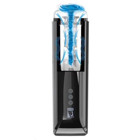 Masturbator Larissa z funkcjami ssania i wibracji o długości 27,8 cm - 3