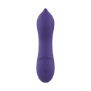 Curling Mini Vibrator - zakrzywiona końcówka come-hither, silikon medyczny, 17,4 cm, kolor Midnight Violet - 2