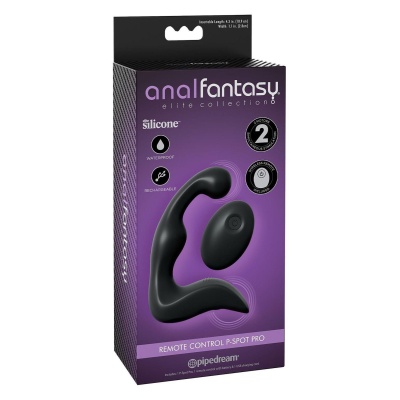 ANAL FANTASY ELITE REMOTE CONTROL P-SPOT PRO BLACK - 1 2