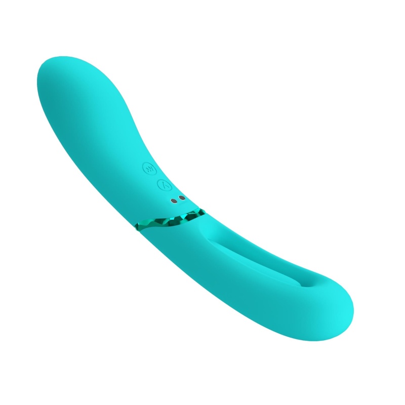 Masażer punktu G ROMANCE Lexie - 7 funkcji wibracji, 4 tryby kołysania, silikon i ABS z ładowaniem magnetycznym USB - 5