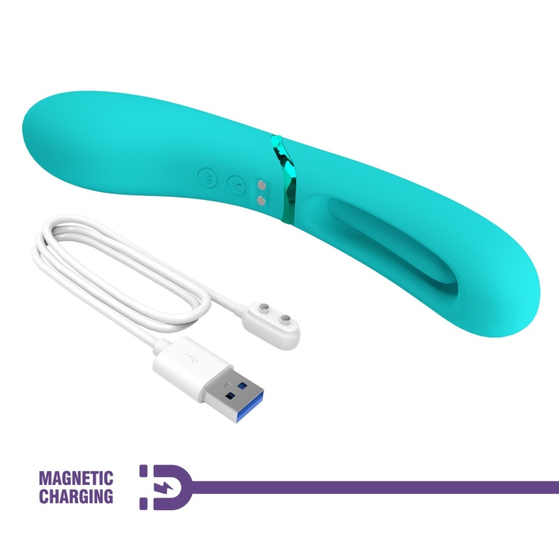 Masażer punktu G ROMANCE Lexie - 7 funkcji wibracji, 4 tryby kołysania, silikon i ABS z ładowaniem magnetycznym USB - 11