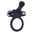 Pierścień erekcyjny z wibracją FCR Vibrating Silicone Super R – wyjmowany bullet, stymulator łechtaczki, średnica wewnętrzna 3,2 - 2