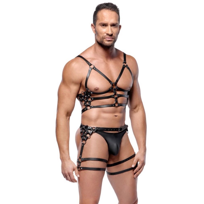 Leather Harness Set M/L - 2
