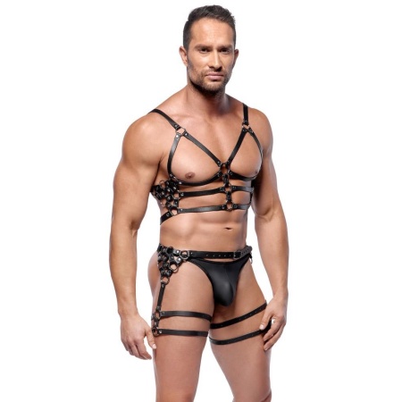Leather Harness Set M/L - 2