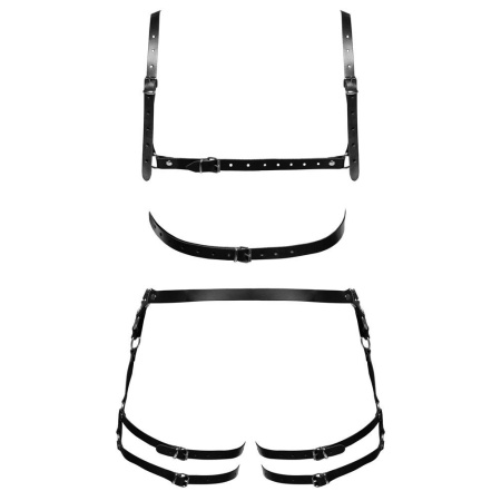 Leather Harness Set M/L - 7