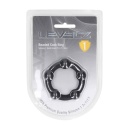 Beaded Silicone Cockring - S - 30mm - Black - 2