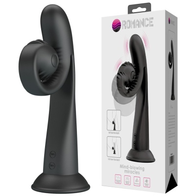 Wibrator króliczek Love Romance Selma - silikonowy, 10 trybów wibracji, długość 20 cm - 1