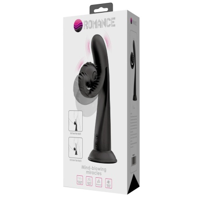 Wibrator króliczek Love Romance Selma - silikonowy, 10 trybów wibracji, długość 20 cm - 1 2