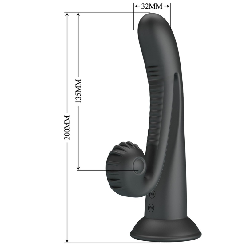 Wibrator króliczek Love Romance Selma - silikonowy, 10 trybów wibracji, długość 20 cm - 8