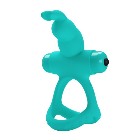 Pierścień na penisa Passionate Figgy z wibratorem - silikon, długość ok. 10 cm - 4