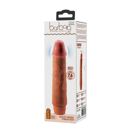 Realistyczny wibrator Jeff 19,5 cm z wielostopniową wibracją - 12