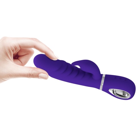 Wibrator króliczy Prescott 20 cm z podwójną stymulacją punktu G i łechtaczki - 3