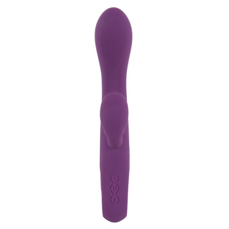 Wibrator króliczy Petit Purple — 2 silniki, stymulator łechtaczki, długość 18,8 cm - 3