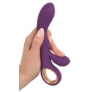 Wibrator króliczy Petit Purple — 2 silniki, stymulator łechtaczki, długość 18,8 cm - 7