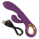 Wibrator króliczy Petit Purple — 2 silniki, stymulator łechtaczki, długość 18,8 cm - 9
