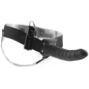 Strap-On FFS 8" Hollow – Drążona proteza z wibracją multispeed, 20 cm, średnica 5 cm, pas 66–117 cm - 3