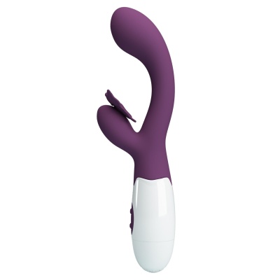 Wibrator Butterfly Kiss z przegubowym ramieniem motyla 19,9 cm - 1 2