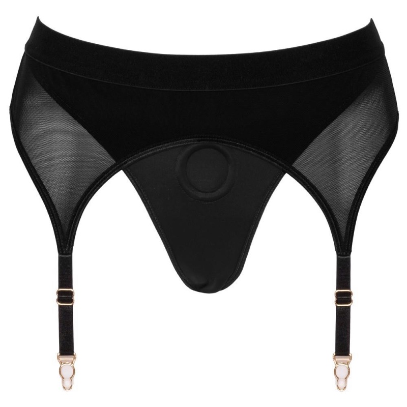 Bad Kitty Suspender Thong 2XL - 4