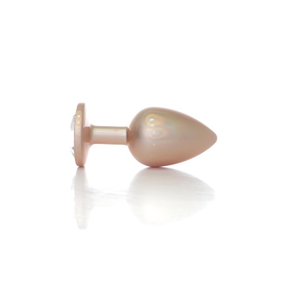 Plug-Jewellery Pearl Gold PLUG- Clear L - 1 2