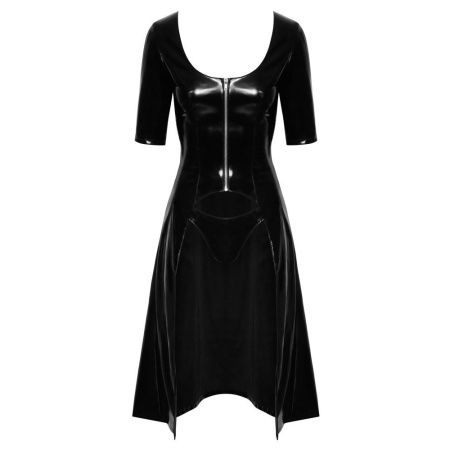 Vinyl Coat Dress S - 8