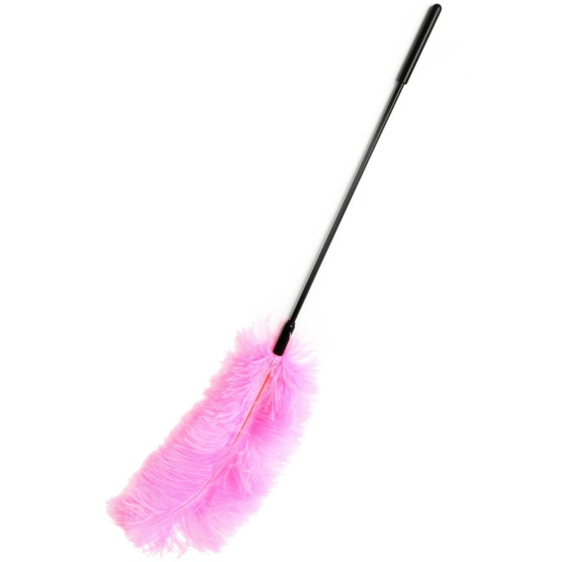 Double Feather Tickler Pink - 1