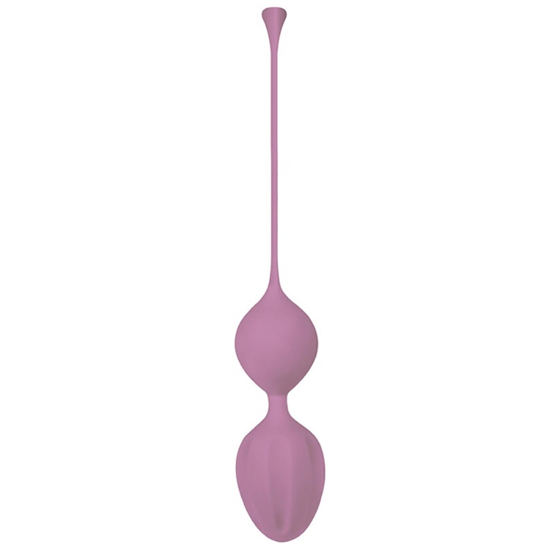 Kulki gejszy Fantasy – silikonowe kulki do treningu mięśni Kegla bez wibracji, 95 g, 19,5 cm - 1