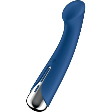 Wibrator rotacyjny Spinning G-Spot 1 - obrotowa główka, 5 programów rotacji i 12 programów wibracji, silikon medyczny, 16,5 cm - 1