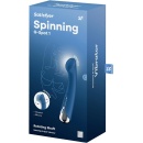 Wibrator rotacyjny Spinning G-Spot 1 - obrotowa główka, 5 programów rotacji i 12 programów wibracji, silikon medyczny, 16,5 cm - 4