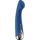 Wibrator rotacyjny Spinning G-Spot 1 - obrotowa główka, 5 programów rotacji i 12 programów wibracji, silikon medyczny, 16,5 cm - 8