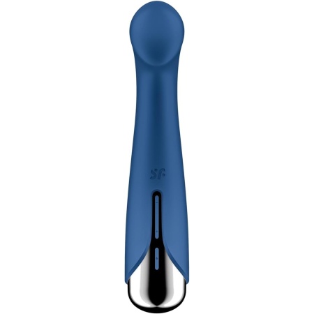 Wibrator rotacyjny Spinning G-Spot 1 - obrotowa główka, 5 programów rotacji i 12 programów wibracji, silikon medyczny, 16,5 cm - 9