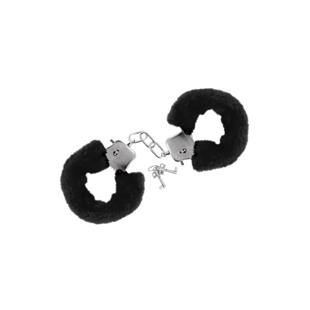 BLACK WRIST HANDCUFFS - 1