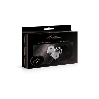 BLACK WRIST HANDCUFFS - 1 2