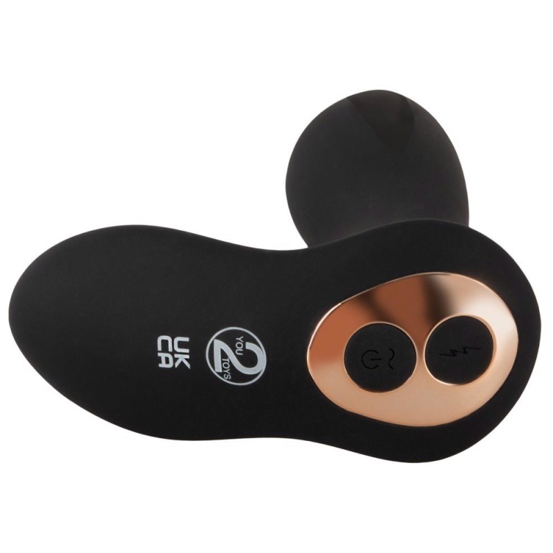 Wibrator E-Stim G&P-Spot z podwójnym silnikiem i pilotem, 12,3 cm - 6