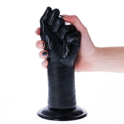 Dildo fistingowe Errigal Nero 21 cm włożenia, 8.6 cm średnicy - 1