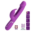 Wibrator króliczek Kampas Purple - podwójne silniki, ruchomy języczek i 7 funkcji wibracji - 2