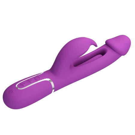 Wibrator króliczek Kampas Purple - podwójne silniki, ruchomy języczek i 7 funkcji wibracji - 6