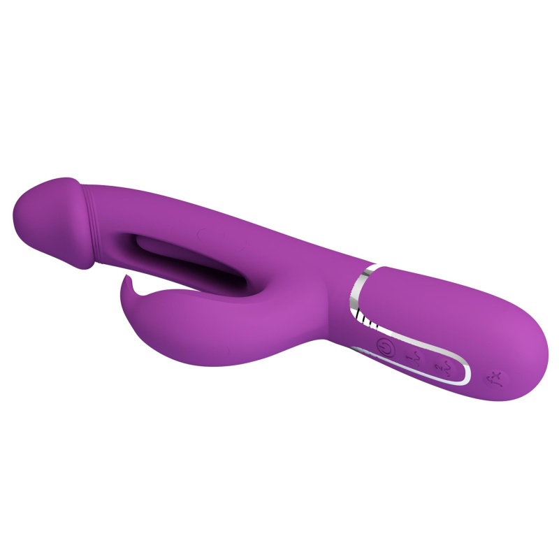 Wibrator króliczek Kampas Purple - podwójne silniki, ruchomy języczek i 7 funkcji wibracji - 7