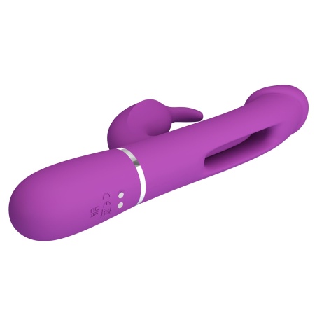 Wibrator króliczek Kampas Purple - podwójne silniki, ruchomy języczek i 7 funkcji wibracji - 8