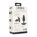 Classic Vibrating Silicone Anal Plug - M - Black - 3
