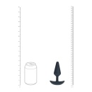 Classic Vibrating Silicone Anal Plug - M - Black - 6