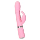 Wibrator ze stymulacją łechtaczki Pillow Talk Lively Pink – napęd rotacyjno-wibracyjny, silikon medyczny, 24 cm - 2