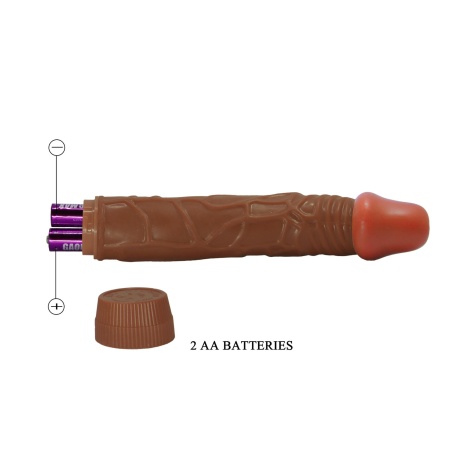 Realistyczny wibrator Barbara Bob z regulowaną wibracją, 22,5 cm - 8