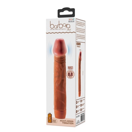 Realistyczny wibrator Barbara Bob z regulowaną wibracją, 22,5 cm - 9