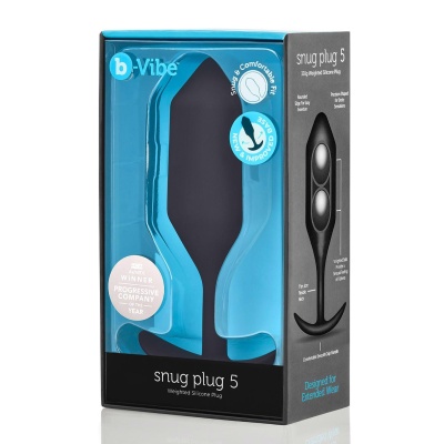 B-VIBE SNUG PLUG 5 BLACK - 1