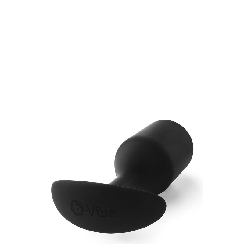 Korek analny obciążeniowy Snug Plug 5 Black - silikon medyczny, 350 g, długość 15 cm, średnica 5 cm - 5